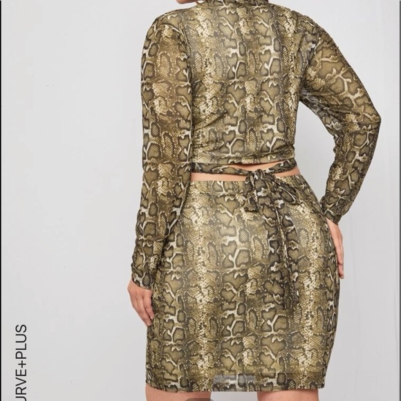 Snakeskin print set - Picture 2 of 7